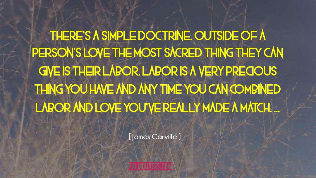 Love Separation quotes by James Carville