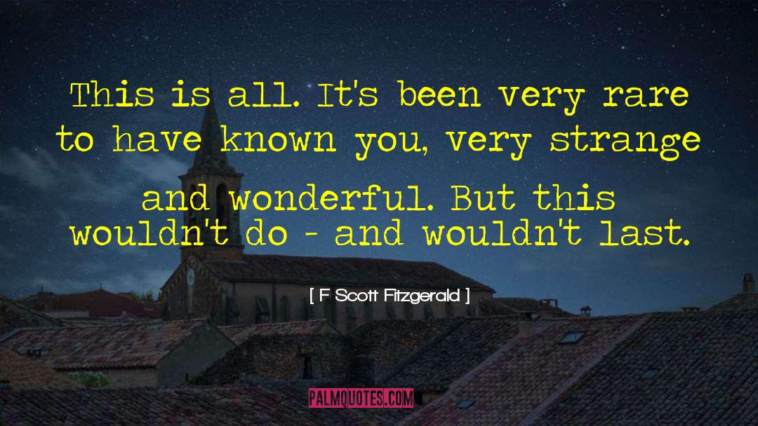 Love Separation quotes by F Scott Fitzgerald