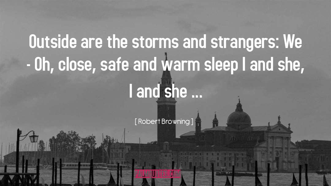 Love Sleep quotes by Robert Browning