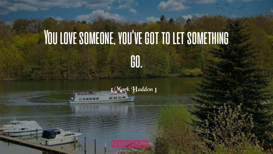 Love Someone quotes by Mark Haddon