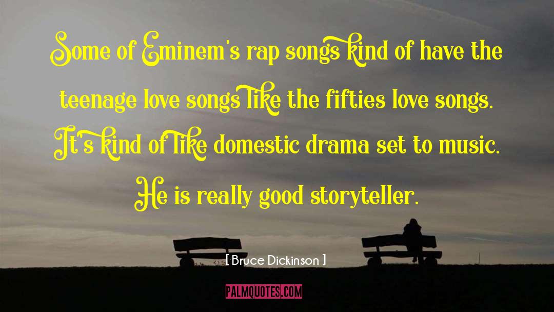 Love Songs quotes by Bruce Dickinson