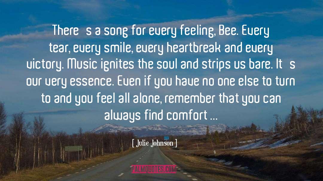 Love Songs quotes by Julie Johnson
