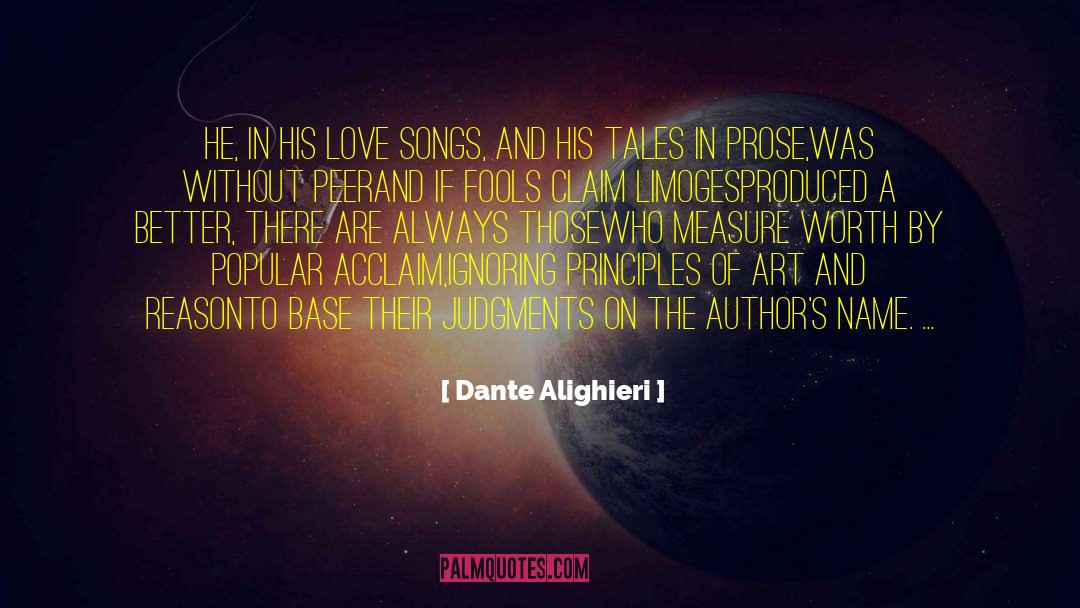 Love Songs quotes by Dante Alighieri