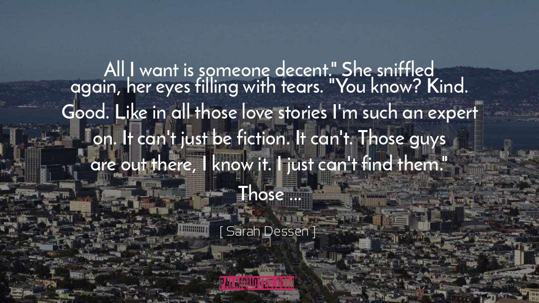 Love Stories quotes by Sarah Dessen