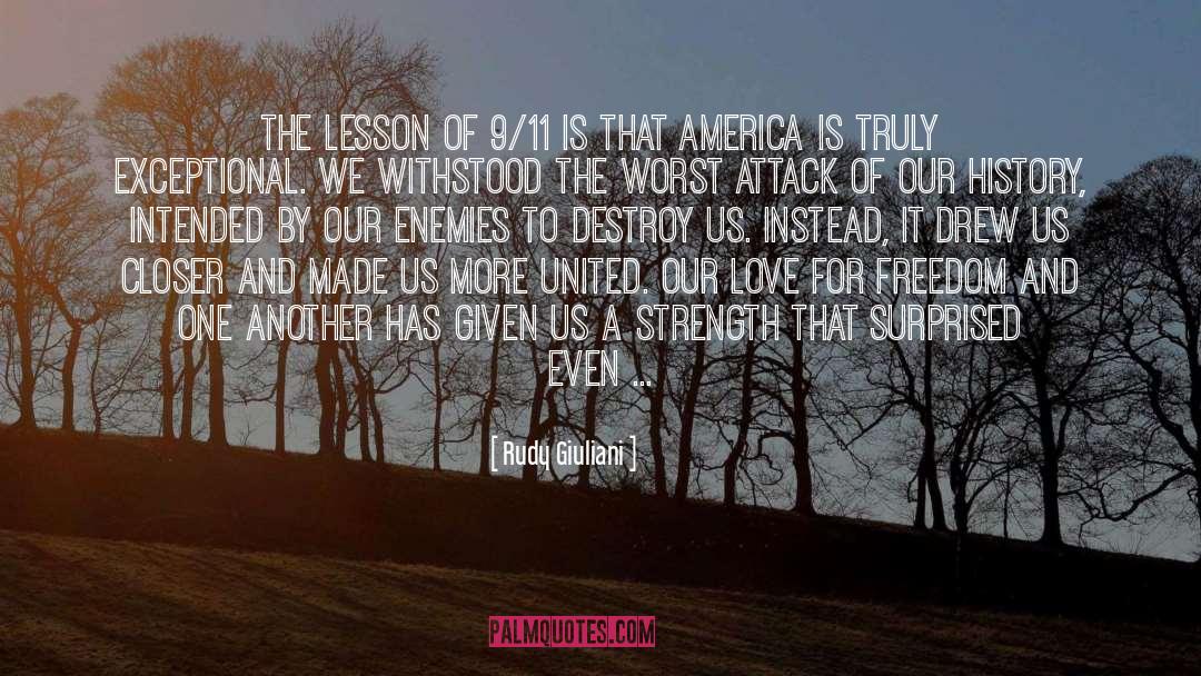Love Strength quotes by Rudy Giuliani