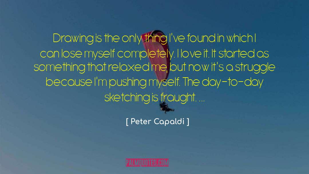 Love Struggle quotes by Peter Capaldi