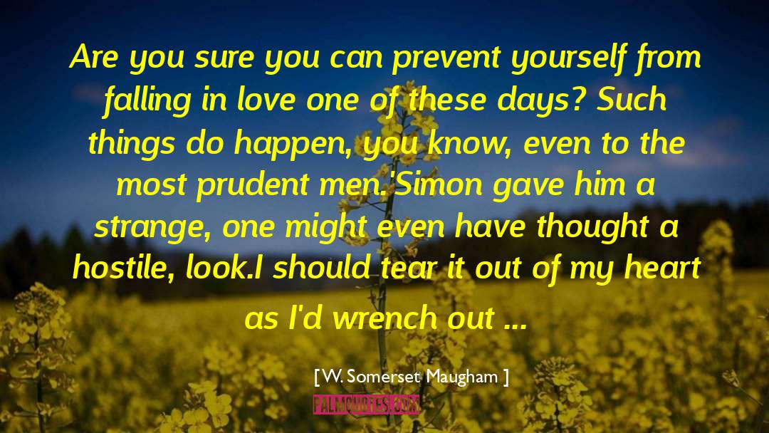 Love Tear Jerker quotes by W. Somerset Maugham