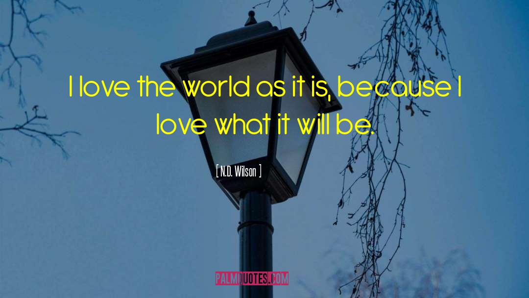 Love The World quotes by N.D. Wilson