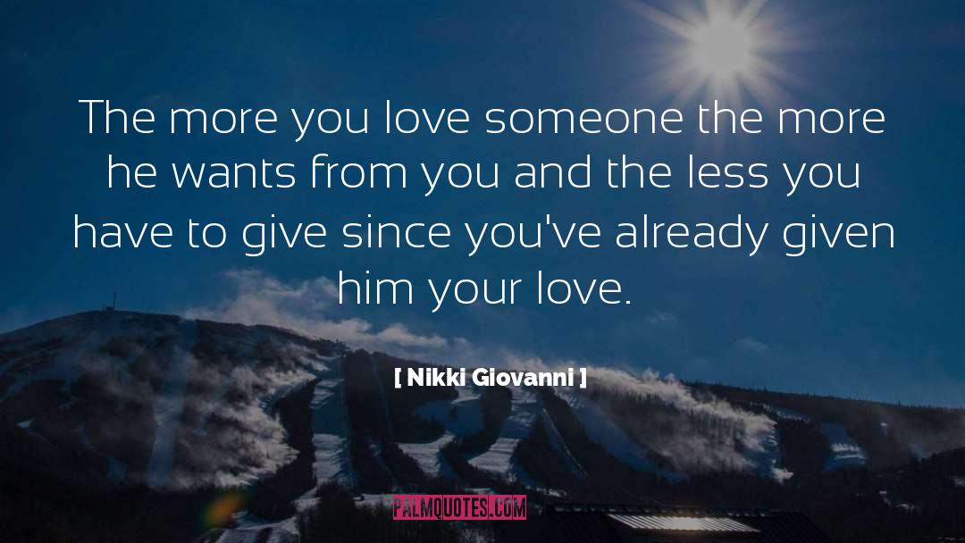 Love To Attract quotes by Nikki Giovanni