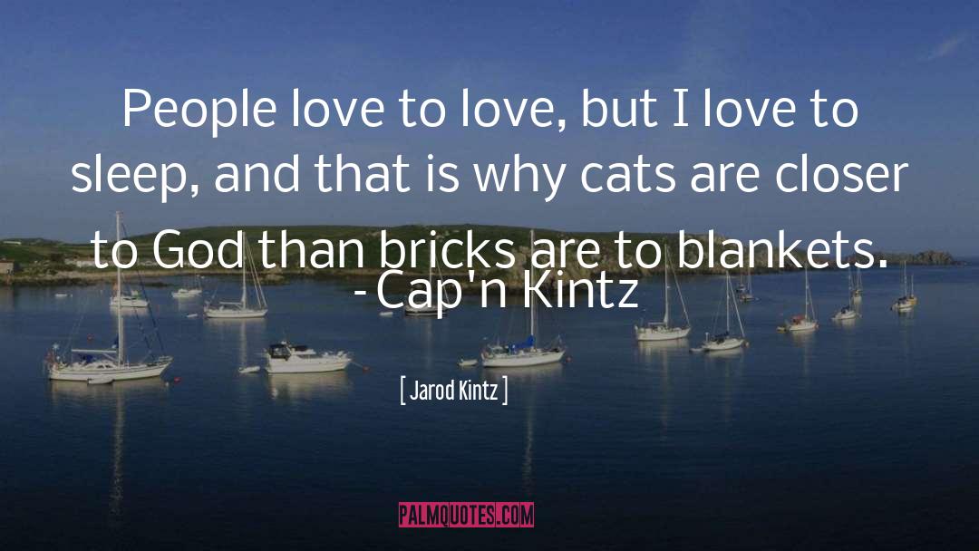 Love To Sleep quotes by Jarod Kintz