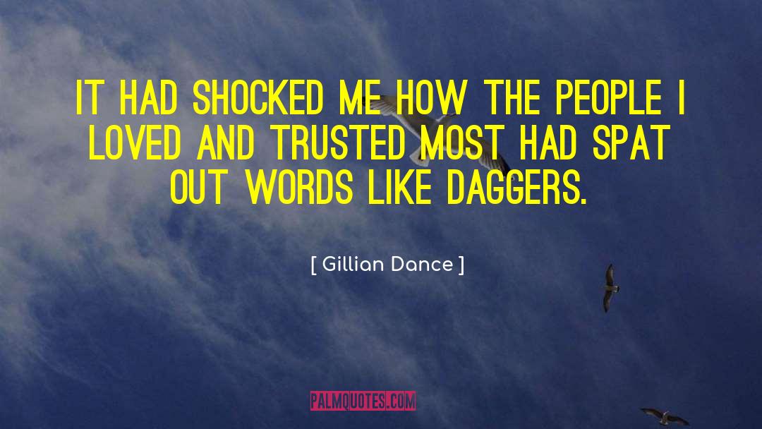 Love Trust quotes by Gillian Dance