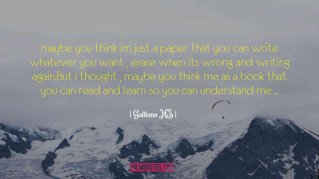 Love Understand quotes by Galliano MS