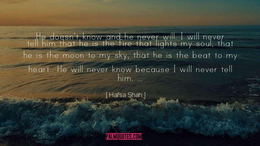Love Unsaid quotes by Hafsa Shah