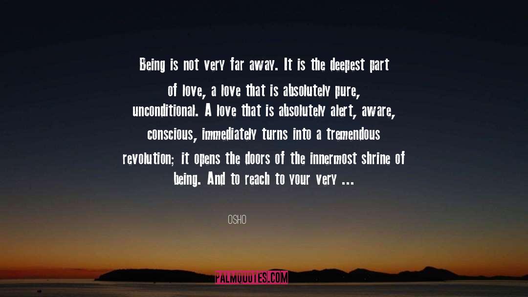 Love Unsaid quotes by Osho