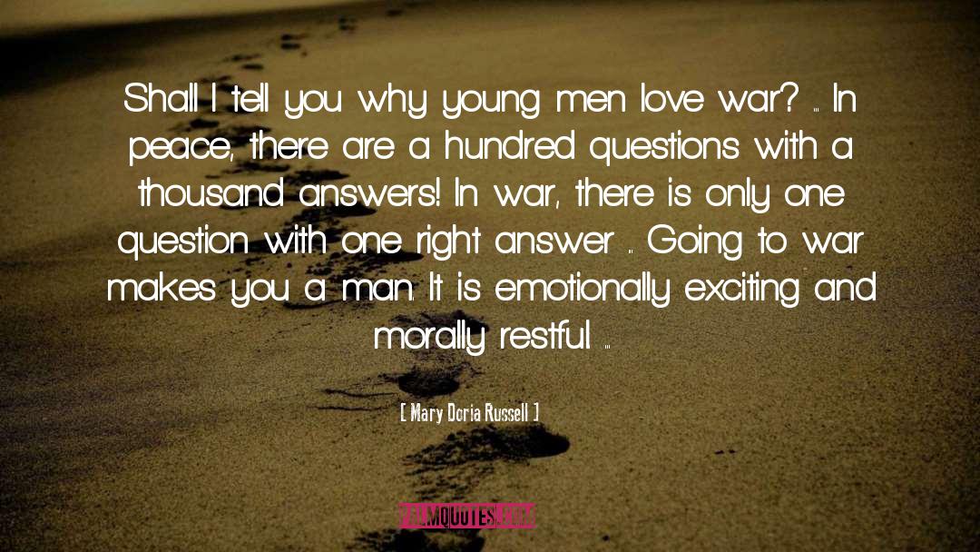 Love War quotes by Mary Doria Russell