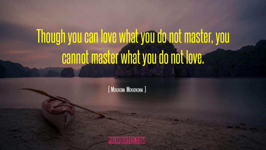 Love What You Do quotes by Mokokoma Mokhonoana