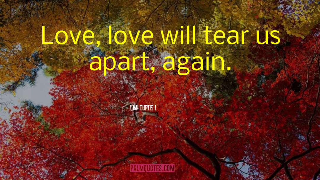 Love Will Tear Us Apart quotes by Ian Curtis