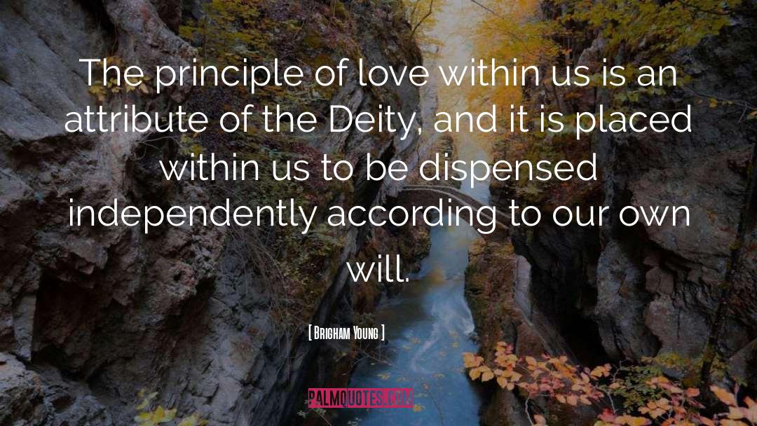 Love Within quotes by Brigham Young