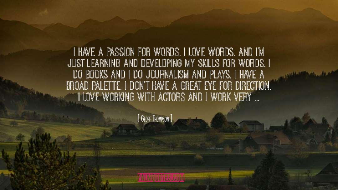 Love Words quotes by Geoff Thompson
