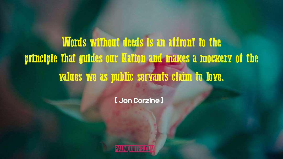 Love Words quotes by Jon Corzine