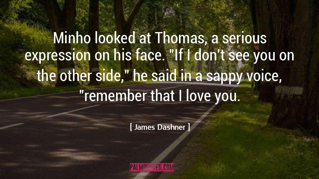 Love You Baby quotes by James Dashner