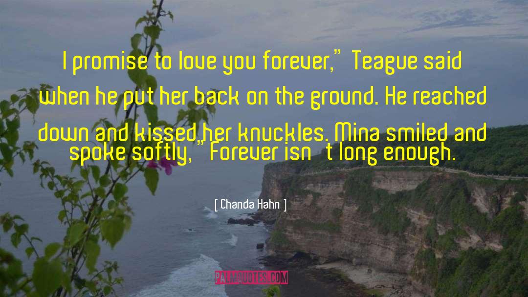 Love You Forever quotes by Chanda Hahn