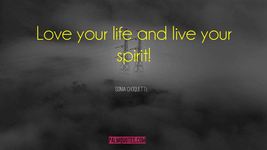 Love Your Life quotes by Sonia Choquette
