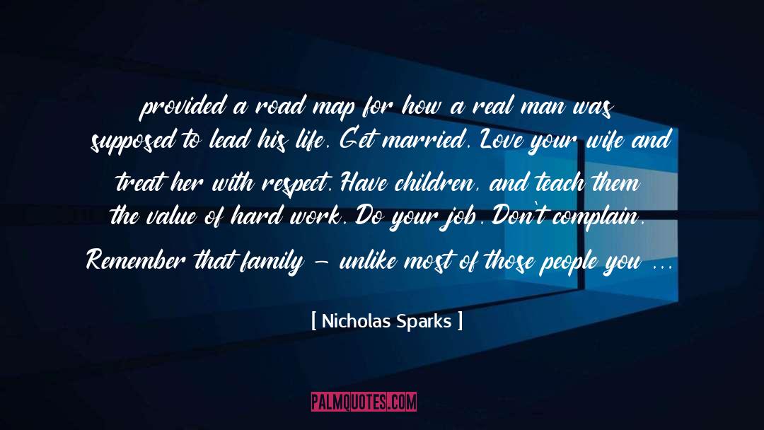 Love Your Wife quotes by Nicholas Sparks