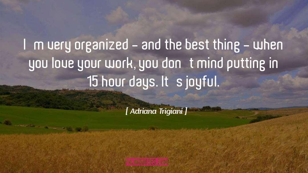 Love Your Work quotes by Adriana Trigiani