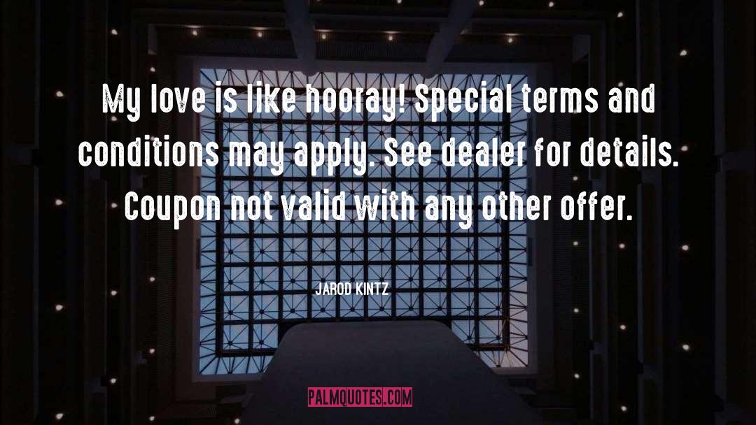 Lovebox Coupon quotes by Jarod Kintz