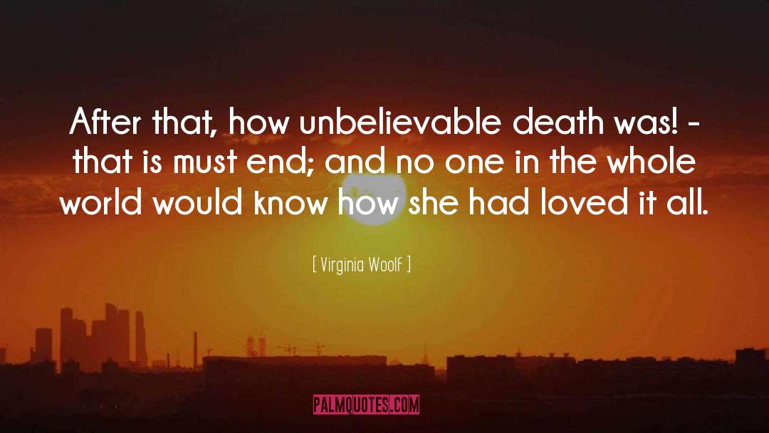 Loved It quotes by Virginia Woolf