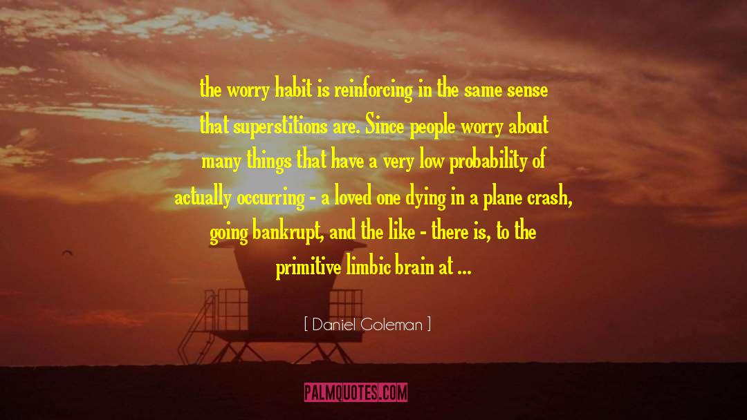 Loved One Dying quotes by Daniel Goleman
