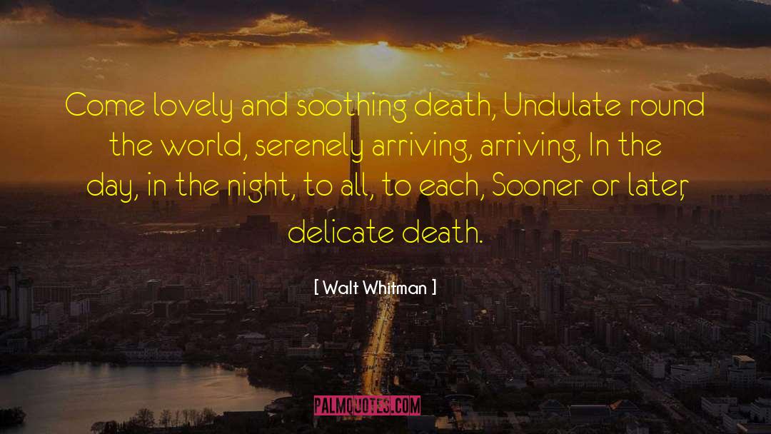 Lovely Night Wishes quotes by Walt Whitman