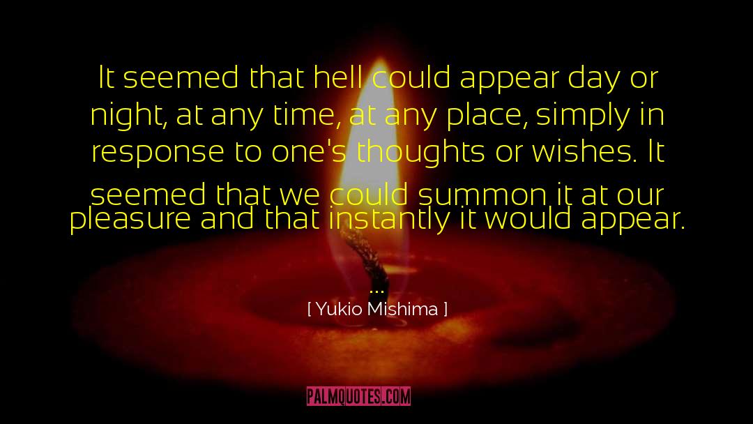 Lovely Night Wishes quotes by Yukio Mishima