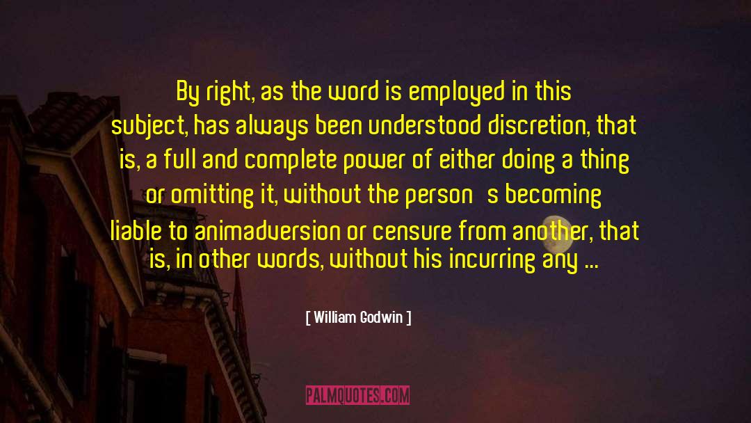 Lover Of Words quotes by William Godwin