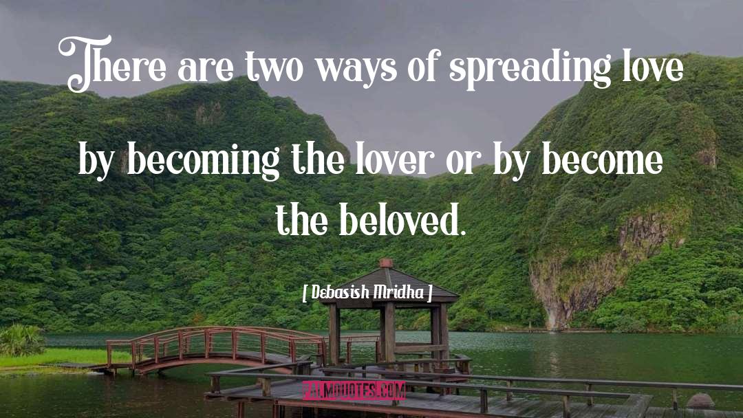 Lover quotes by Debasish Mridha