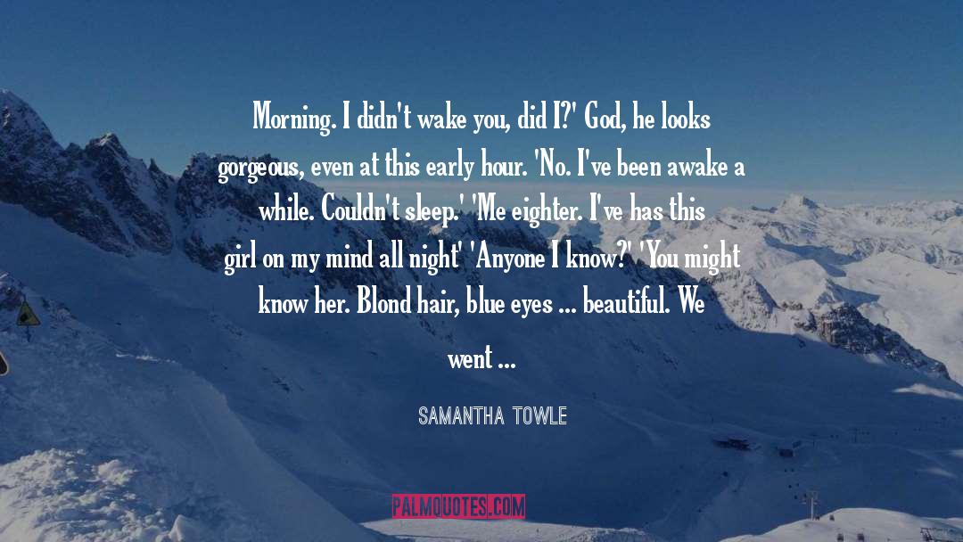 Lovers Eyes quotes by Samantha Towle