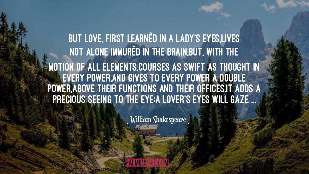 Lovers Eyes quotes by William Shakespeare
