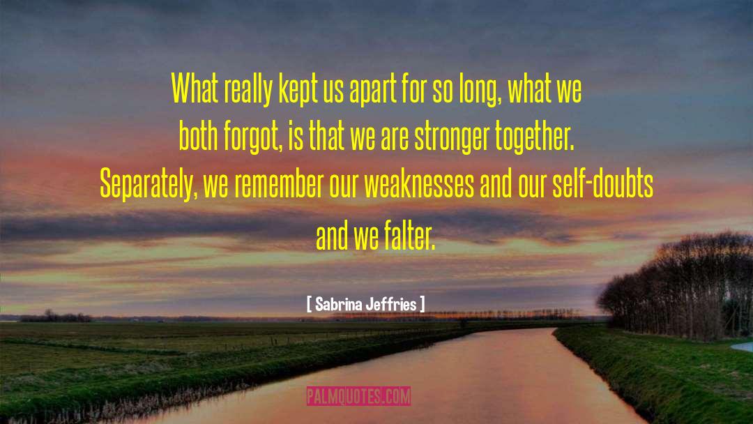 Lovers Kept Apart quotes by Sabrina Jeffries