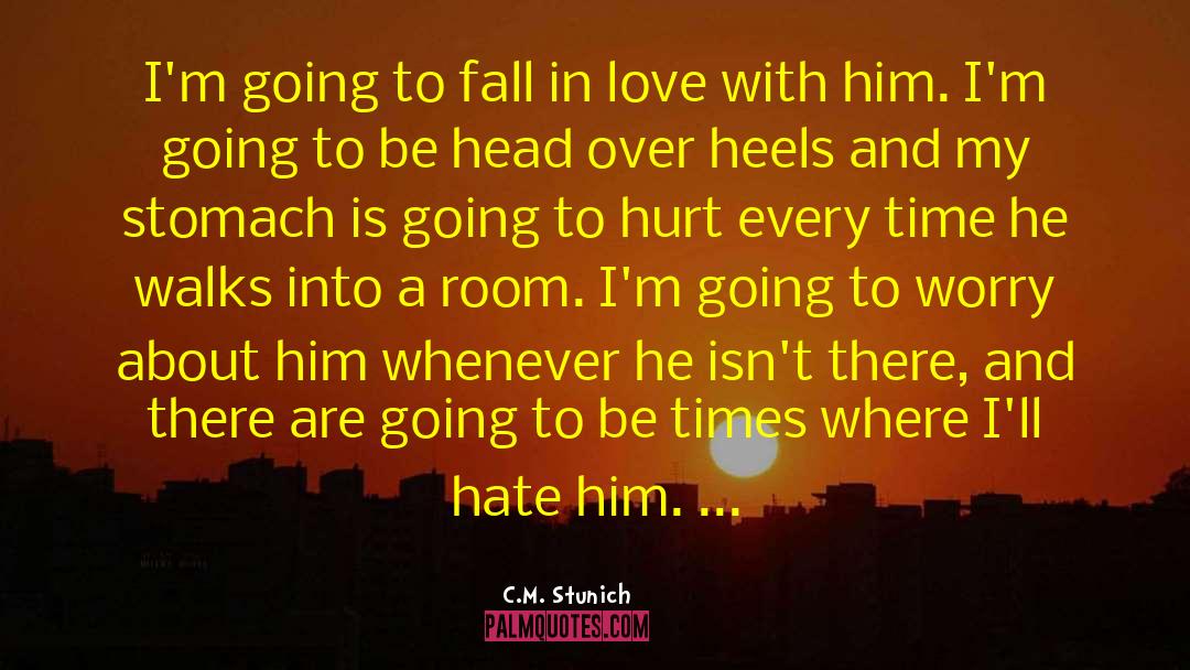 Lovers Love Story quotes by C.M. Stunich