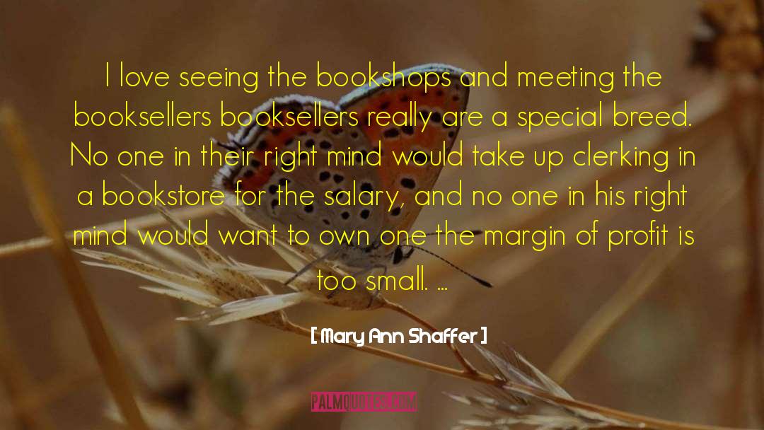 Lovers Meeting quotes by Mary Ann Shaffer