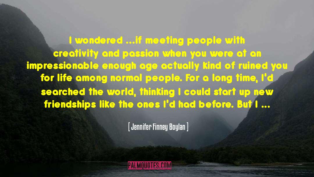 Lovers Meeting quotes by Jennifer Finney Boylan