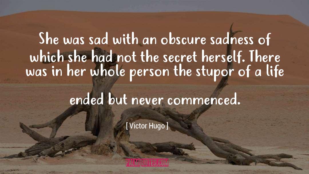 Lovers Sadness quotes by Victor Hugo