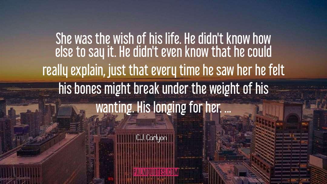 Loves Longing quotes by C.J. Carlyon