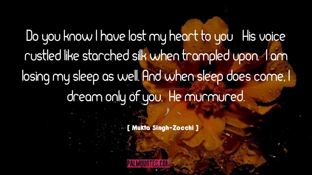 Lovesick quotes by Mukta Singh-Zocchi