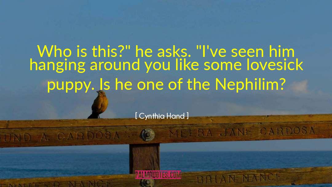 Lovesick quotes by Cynthia Hand