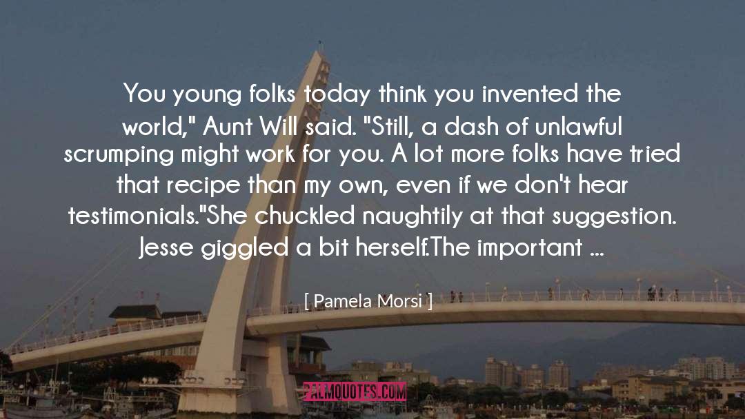 Lovesick quotes by Pamela Morsi