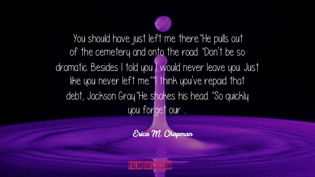 Loving A Girl You Cant Have quotes by Erica M. Chapman