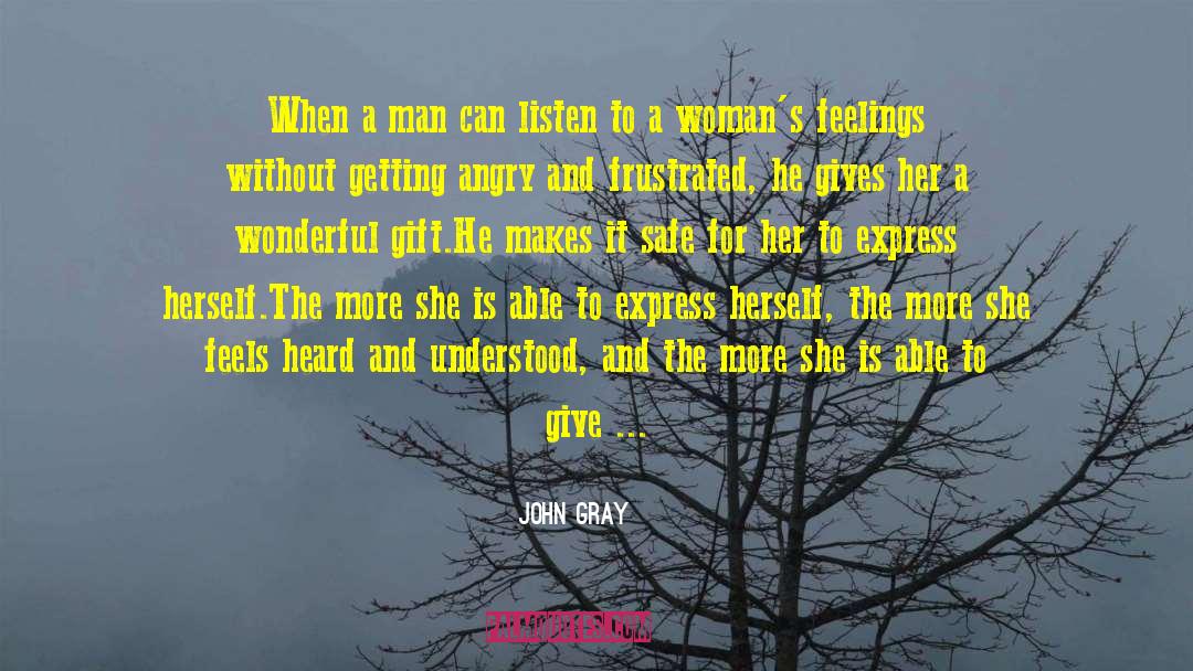 Loving A Woman quotes by John Gray