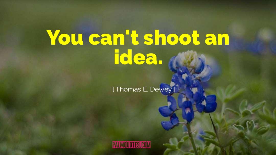 Loving An Idea quotes by Thomas E. Dewey